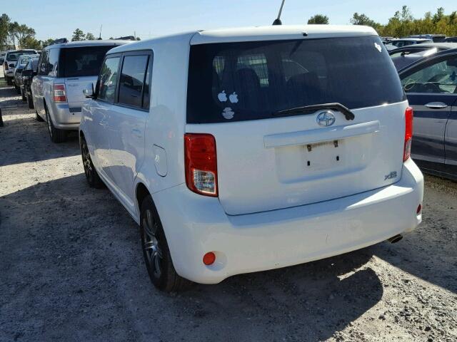 JTLZE4FE9CJ020754 - 2012 TOYOTA SCION XB WHITE photo 3