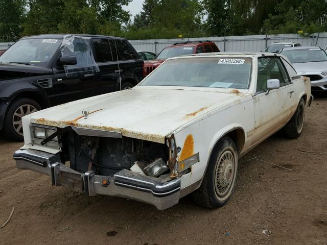 1G6AL5782DE646799 - 1983 CADILLAC ELDORADO WHITE photo 2