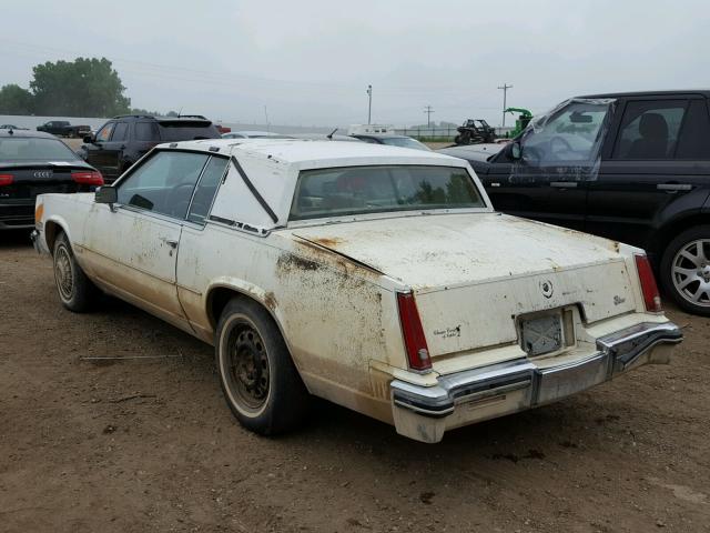 1G6AL5782DE646799 - 1983 CADILLAC ELDORADO WHITE photo 3