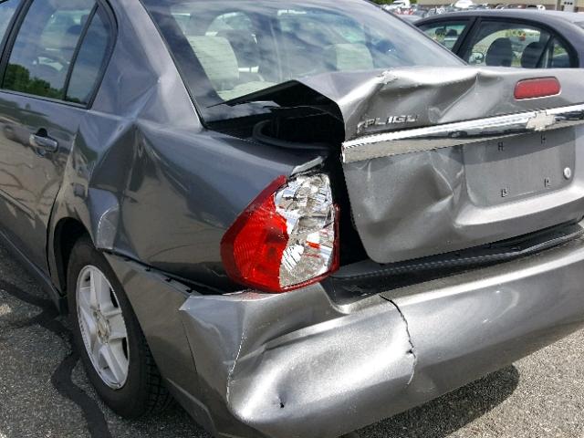 1G1ZT52854F207638 - 2004 CHEVROLET MALIBU LS ნაცრისფერი ფოტო 9