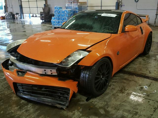 JN1BZ34D37M504299 - 2007 NISSAN 350Z COUPE ORANGE photo 2