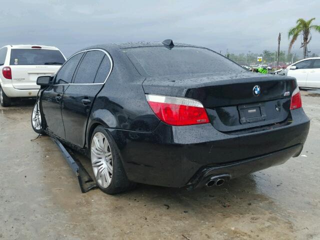 WBANE53596CK90206 - 2006 BMW 525 BLACK photo 3