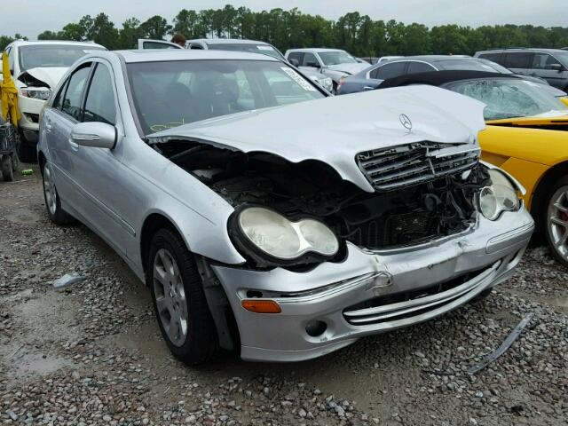 WDBRF56H06F755850 - 2006 MERCEDES-BENZ C 350 SILVER photo 1