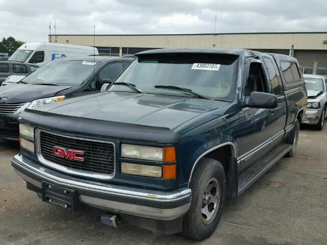 2GTEC19M7T1504031 - 1996 GMC SIERRA C15 GREEN photo 2