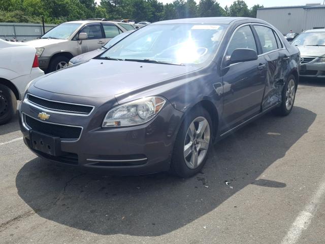 1G1ZC5EB5AF263596 - 2010 CHEVROLET MALIBU 1LT GRAY photo 2