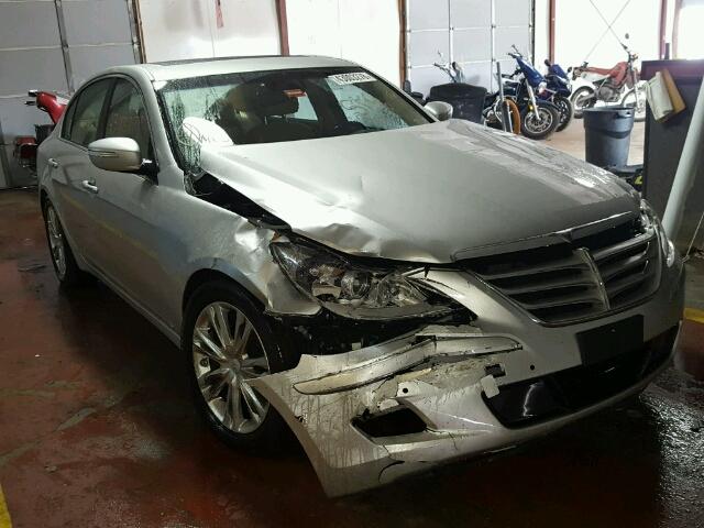 KMHGC4DF9BU129924 - 2011 HYUNDAI GENESIS 4. SILVER photo 1