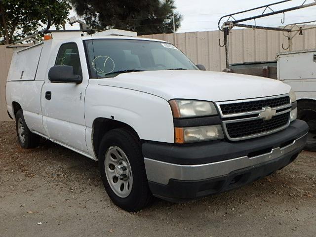 1GCEC14X77Z149067 - 2007 CHEVROLET SILVERADO WHITE photo 1