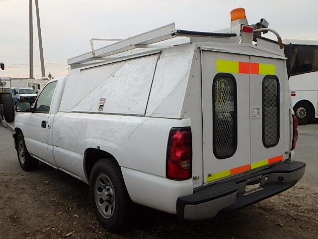 1GCEC14X77Z149067 - 2007 CHEVROLET SILVERADO WHITE photo 4