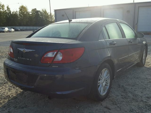 1C3LC56K77N543924 - 2007 CHRYSLER SEBRING BLUE photo 4