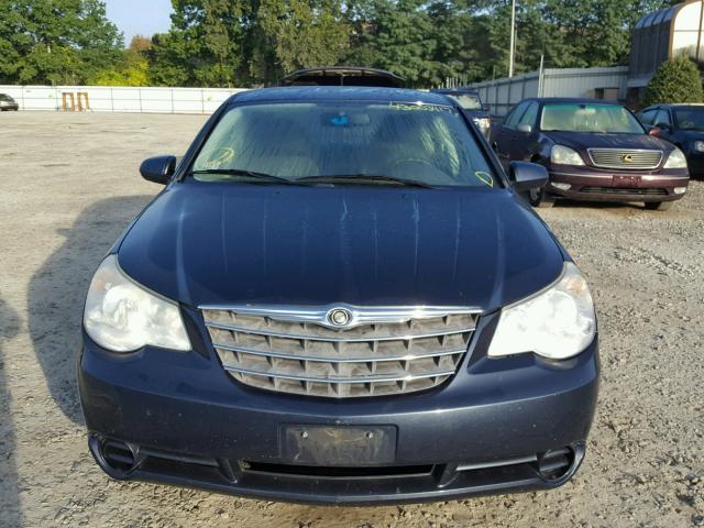 1C3LC56K77N543924 - 2007 CHRYSLER SEBRING BLUE photo 9