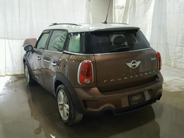 WMWZC5C54DWP34420 - 2013 MINI COOPER S C BURGUNDY photo 3