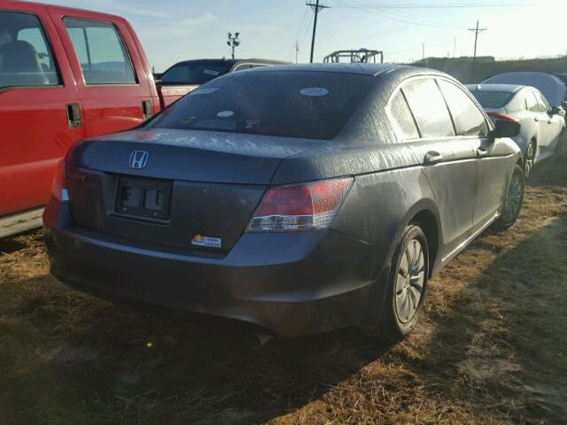 1HGCP2F37AA180371 - 2010 HONDA ACCORD GRAY photo 4