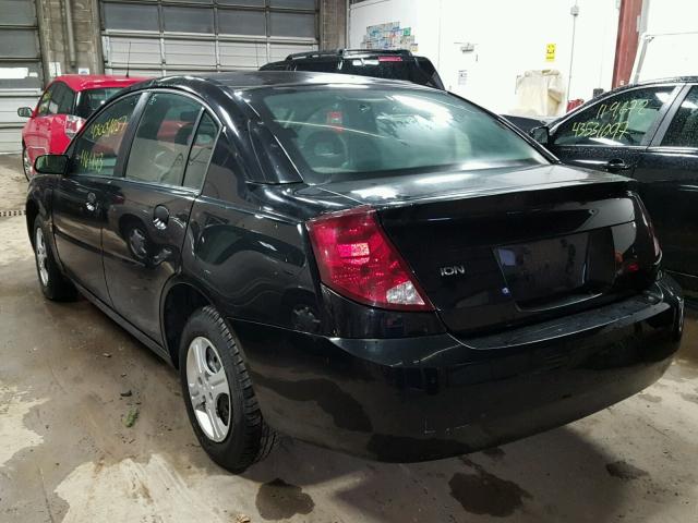 1G8AG52F25Z153894 - 2005 SATURN ION BLACK photo 3