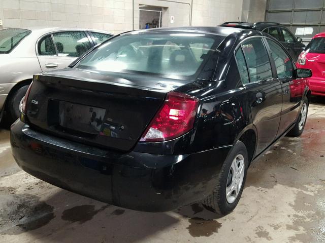 1G8AG52F25Z153894 - 2005 SATURN ION BLACK photo 4