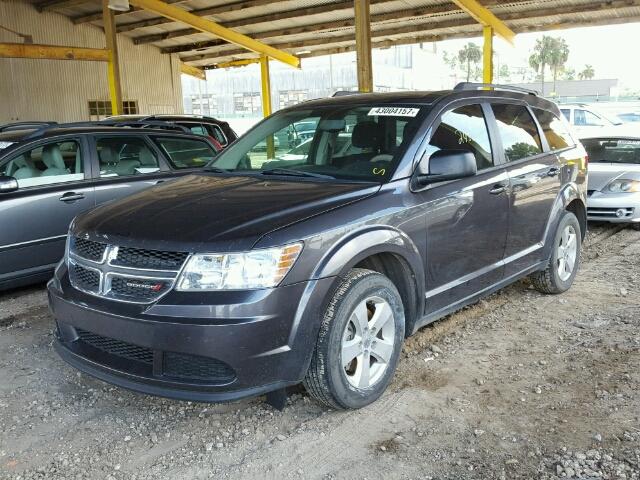 3C4PDCAB4GT114441 - 2016 DODGE JOURNEY SE GRAY photo 2