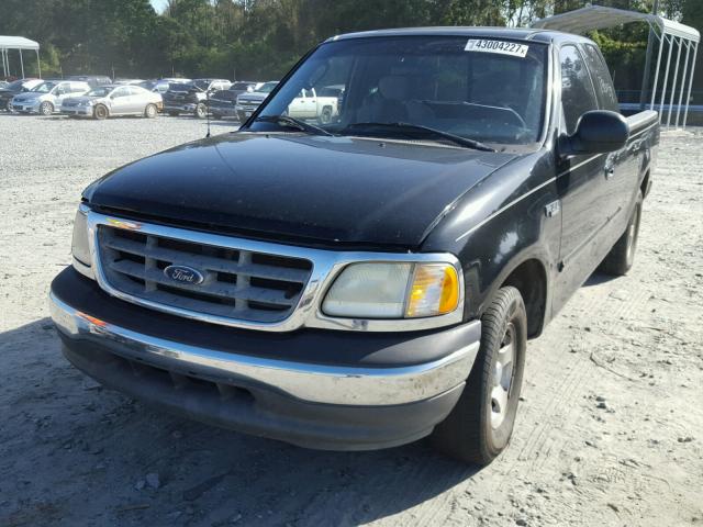 2FTRX17253CA63172 - 2003 FORD F150 BLACK photo 2