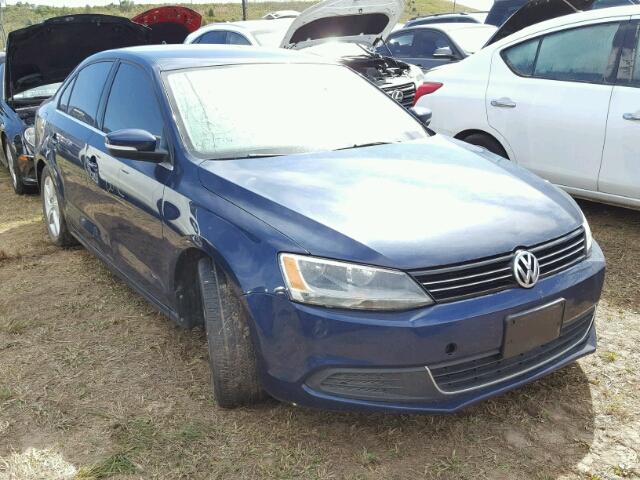 3VWLL7AJ7DM382032 - 2013 VOLKSWAGEN JETTA BLUE photo 1