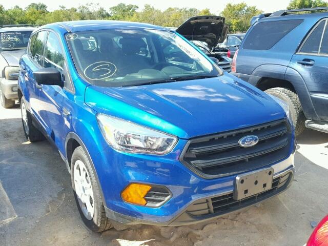 1FMCU0F75HUA22632 - 2017 FORD ESCAPE BLUE photo 1