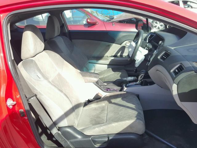 2HGFG3B57DH506119 - 2013 HONDA CIVIC RED photo 5