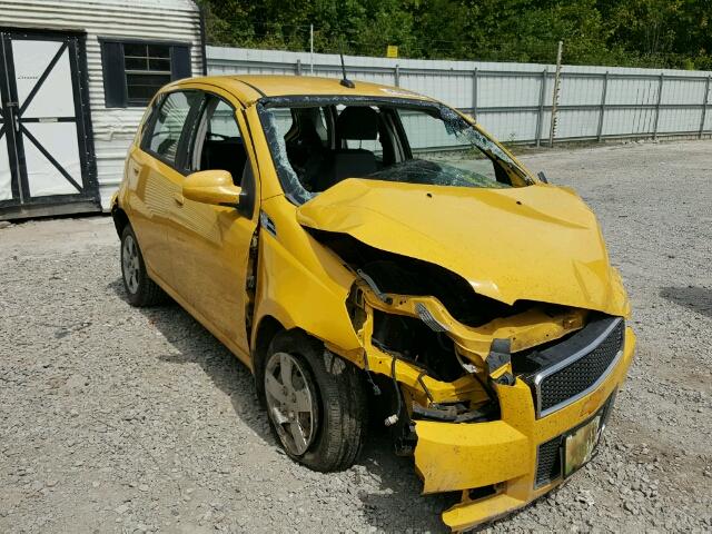 KL1TD6DEXBB149587 - 2011 CHEVROLET AVEO LS YELLOW photo 1