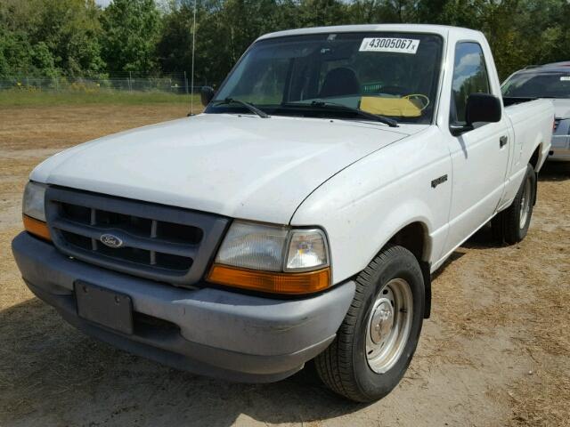 1FTYR10V8YPA16203 - 2000 FORD RANGER WHITE photo 2