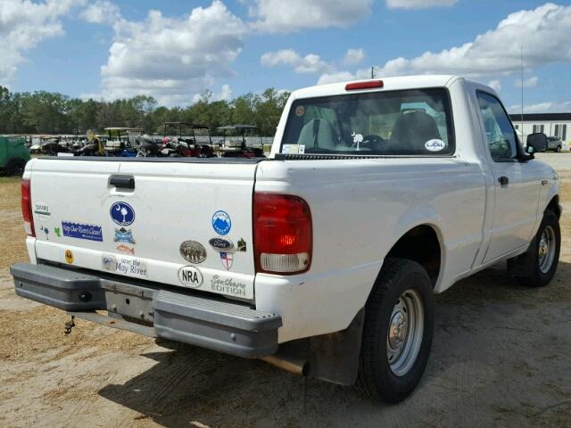 1FTYR10V8YPA16203 - 2000 FORD RANGER WHITE photo 4