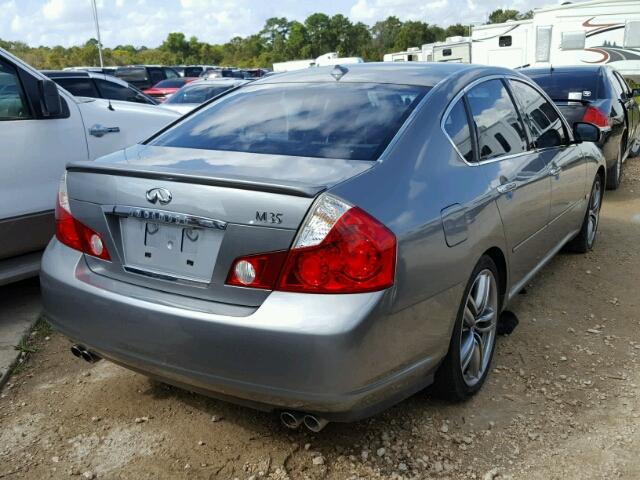 JNKAY01E46M106958 - 2006 INFINITI M35 GRAY photo 4