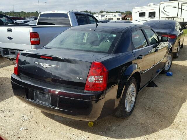 2C3LA43R78H224079 - 2008 CHRYSLER 300 BLACK photo 4