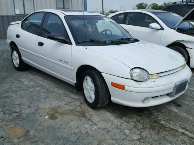 3B3ES47Y6WT281320 - 1998 DODGE NEON HIGHL WHITE photo 1