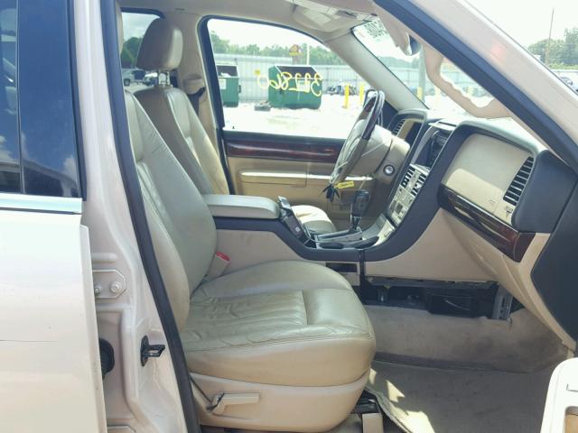 5LMEU68H45ZJ34402 - 2005 LINCOLN AVIATOR 米色 照片 5