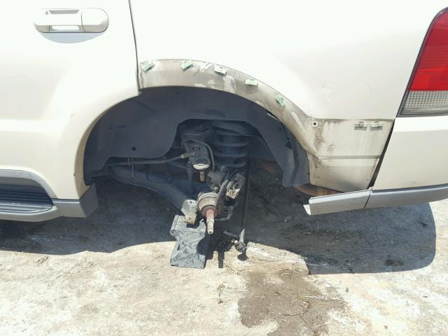 5LMEU68H45ZJ34402 - 2005 LINCOLN AVIATOR 米色 照片 9