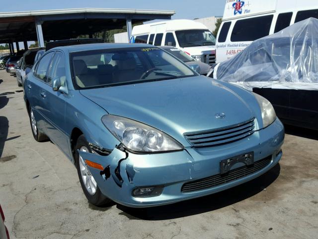 JTHBF30GX20069043 - 2002 LEXUS ES BLUE photo 1