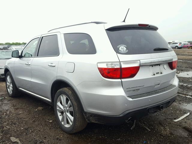 1D4SE4GTXBC638990 - 2011 DODGE DURANGO CR SILVER photo 3