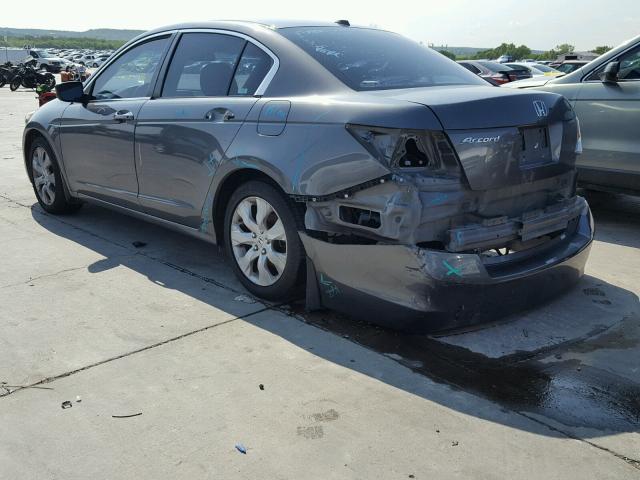 1HGCP26888A158255 - 2008 HONDA ACCORD EXL SILVER photo 3