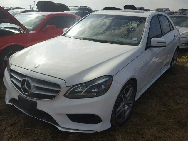 WDDHF5KBXGB290152 - 2016 MERCEDES-BENZ E WHITE photo 2