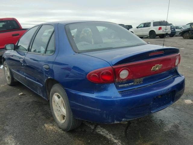 1G1JC52F357197764 - 2005 CHEVROLET CAVALIER BLUE photo 3