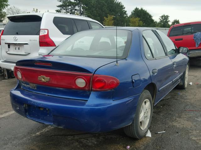 1G1JC52F357197764 - 2005 CHEVROLET CAVALIER BLUE photo 4