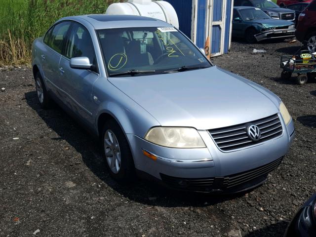 WVWPD63BX4E132534 - 2004 VOLKSWAGEN PASSAT GLS BLUE photo 1