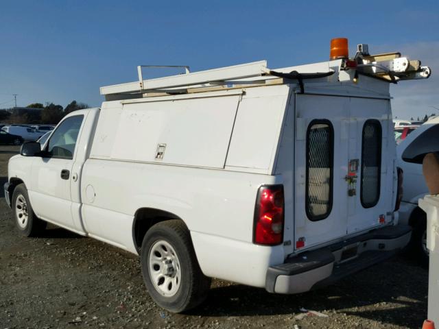 1GCEC14X07Z148911 - 2007 CHEVROLET SILVERADO WHITE photo 3