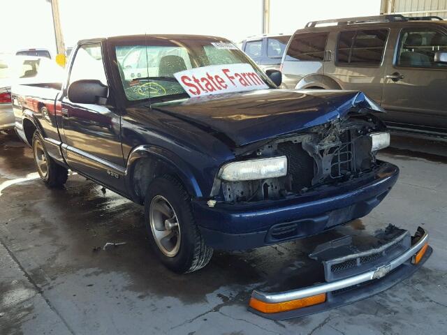 1GCCS1449YK183067 - 2000 CHEVROLET S TRUCK BLUE photo 1