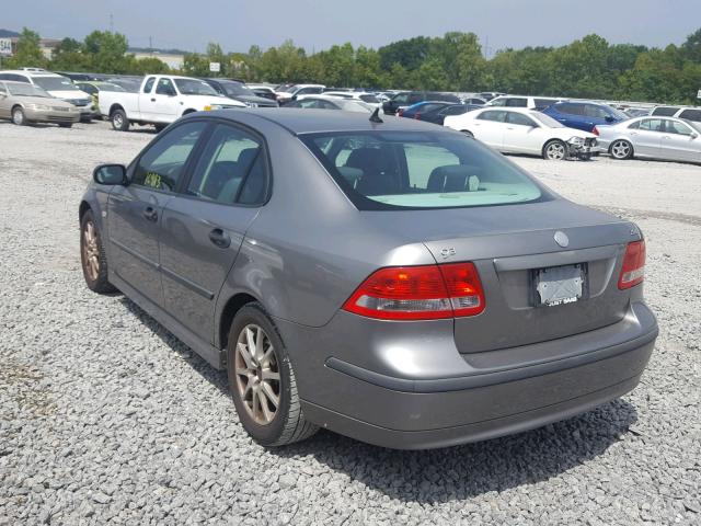 YS3FD49Y541021644 - 2004 SAAB 9-3 ARC GRAY photo 3