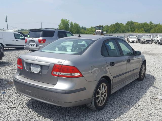 YS3FD49Y541021644 - 2004 SAAB 9-3 ARC GRAY photo 4