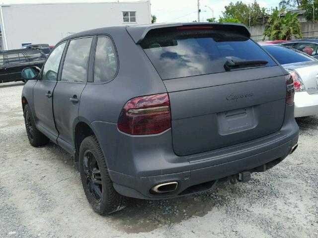 WP1AA29P48LA06986 - 2008 PORSCHE CAYENNE GRAY photo 3