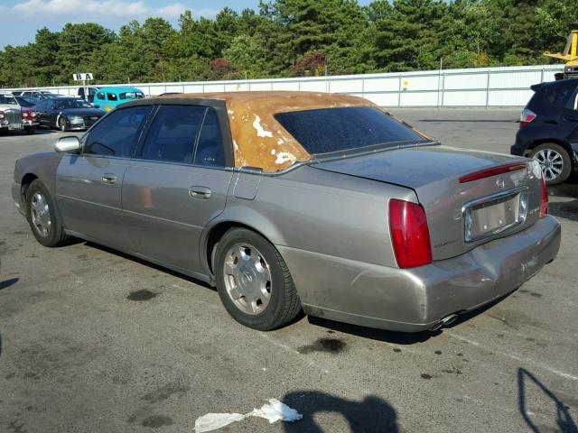 1G6KD54Y02U269141 - 2002 CADILLAC DEVILLE SILVER photo 3