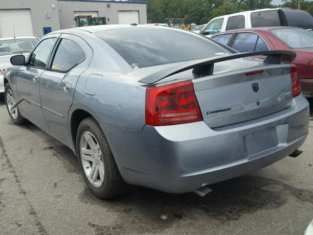 2B3KA53H87H602611 - 2007 DODGE CHARGER SILVER photo 3