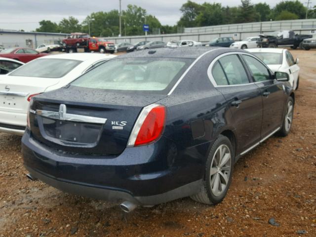 1LNHM94R69G627760 - 2009 LINCOLN MKS BLUE photo 4