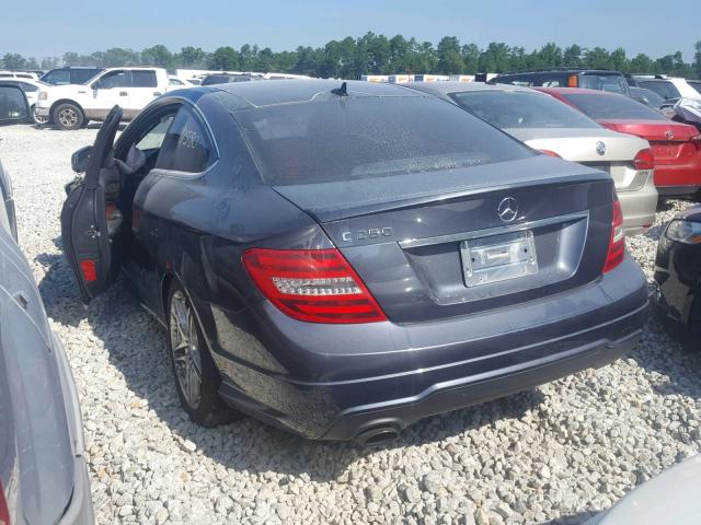 WDDGJ4HB5DG069889 - 2013 MERCEDES-BENZ C 250 CHARCOAL photo 3