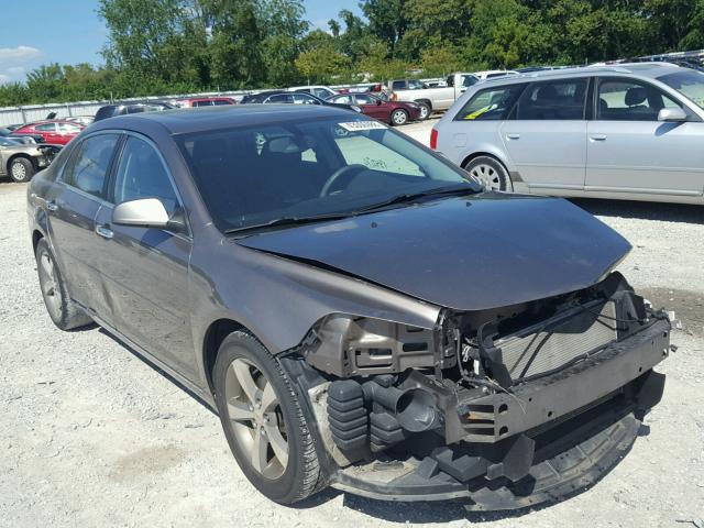 1G1ZC5EU3CF117184 - 2012 CHEVROLET MALIBU 1LT BROWN photo 1