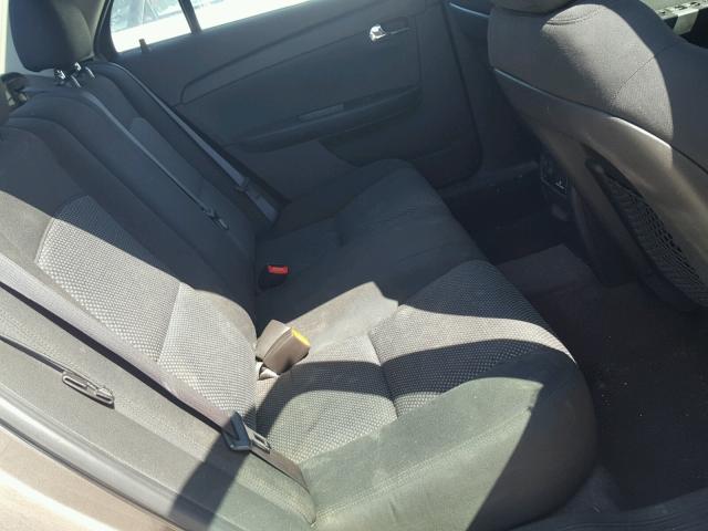 1G1ZC5EU3CF117184 - 2012 CHEVROLET MALIBU 1LT BROWN photo 6