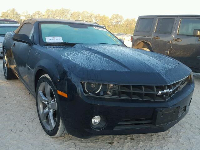 2G1FC3DD7B9193197 - 2011 CHEVROLET CAMARO LT BLACK photo 1